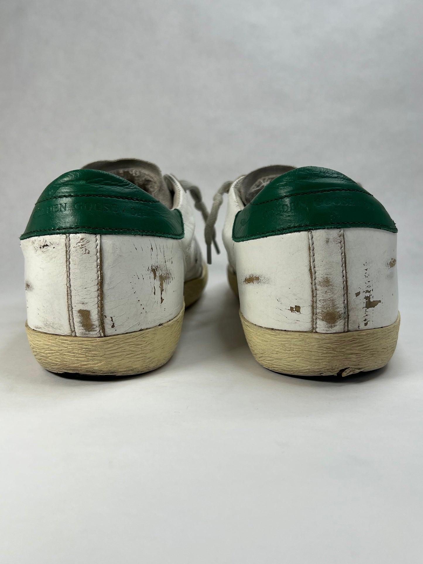 Golden Goose Superstar (White & Green)