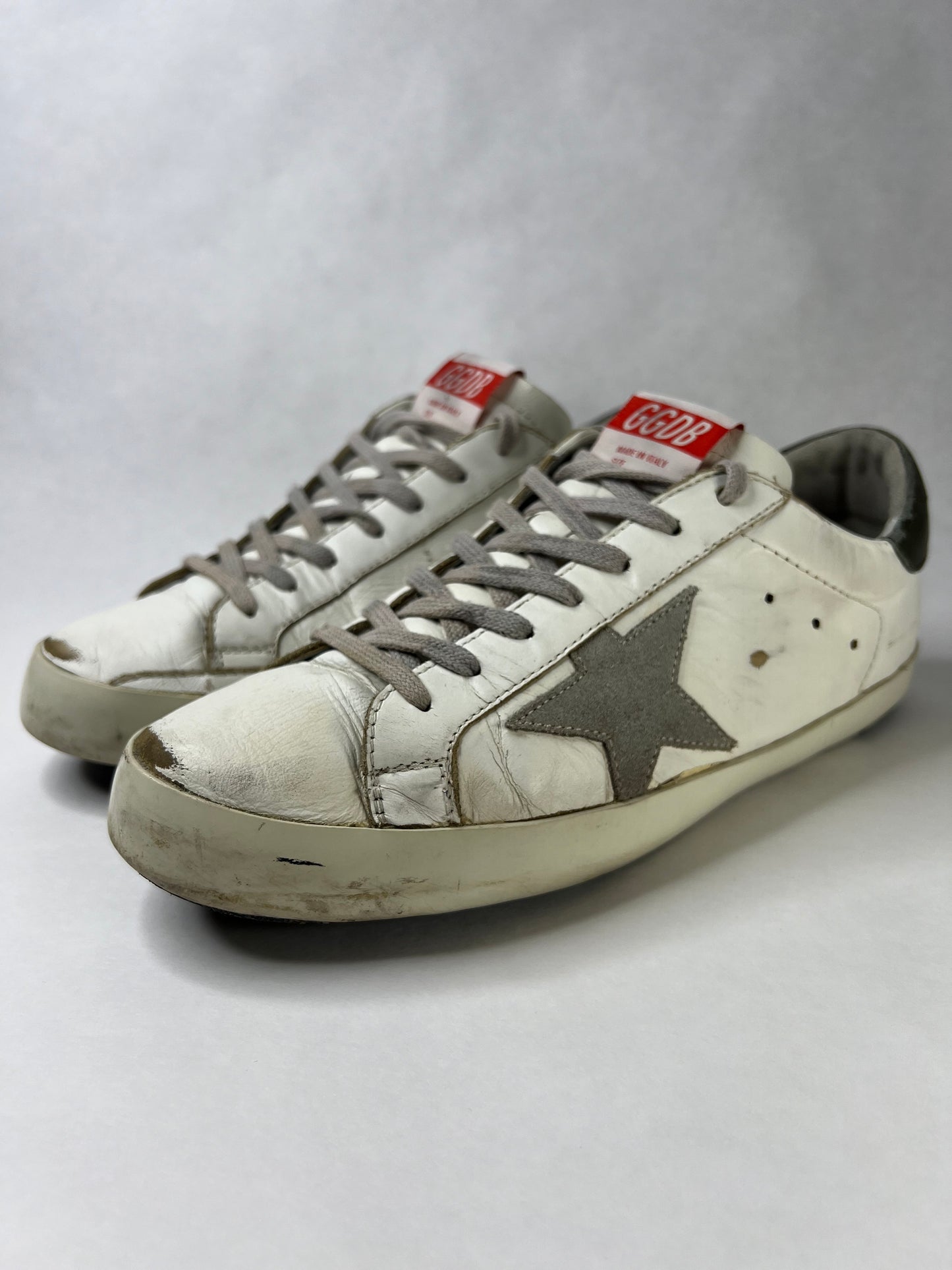 Golden Goose Superstar (White & Gray)