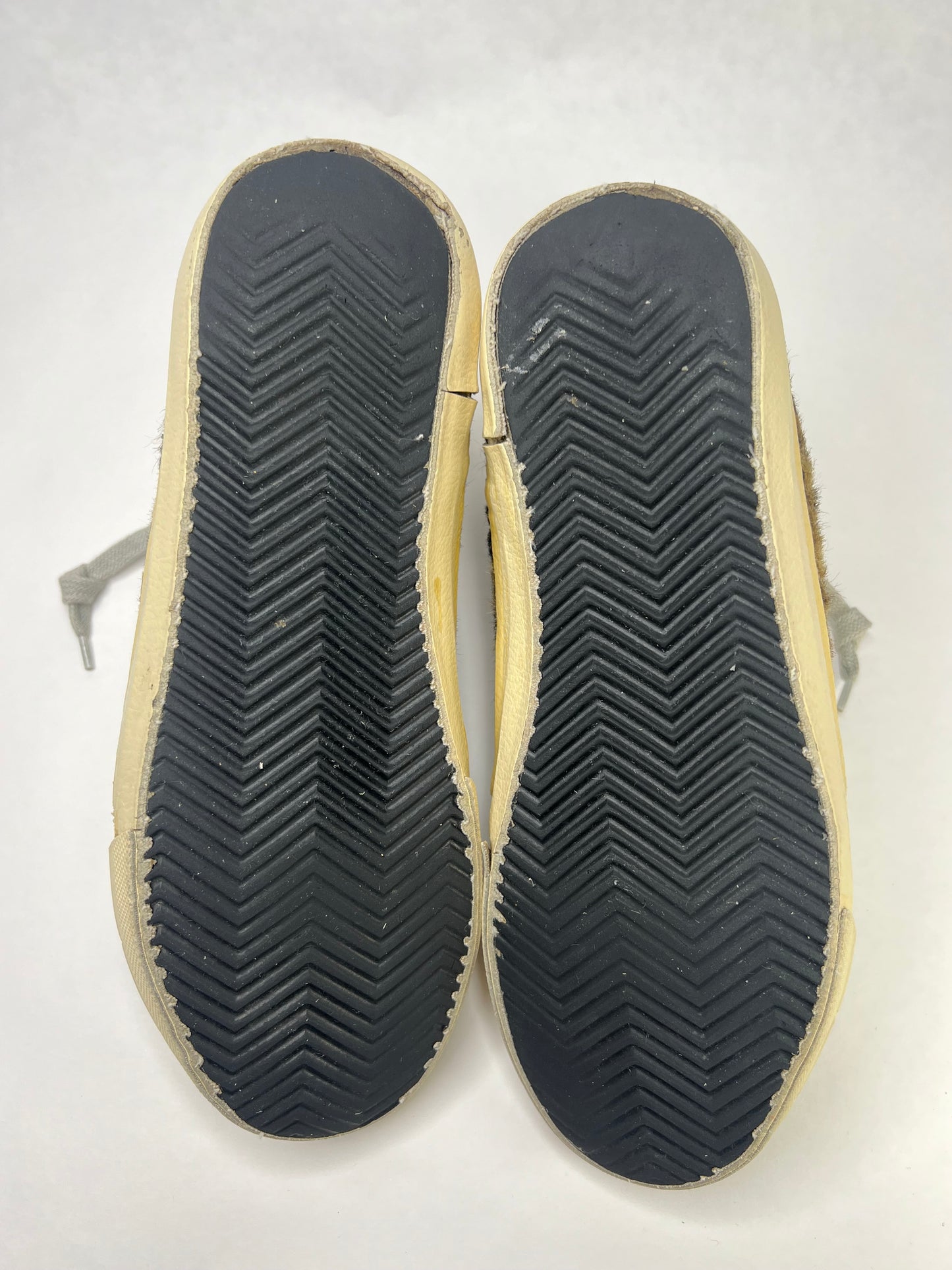 Golden Goose Slide High Top Leopard Sneaker