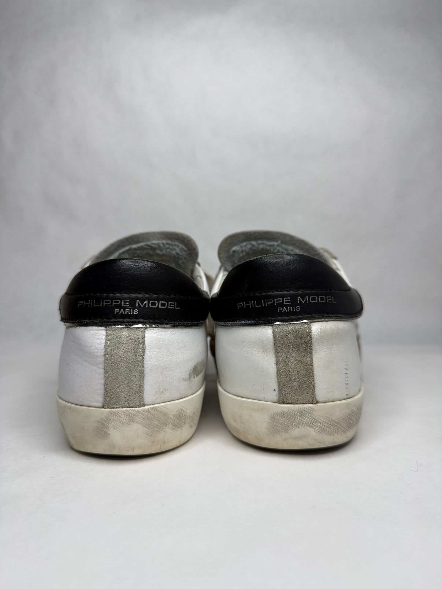 Philippe Model Prsx Low Suede (White Black)