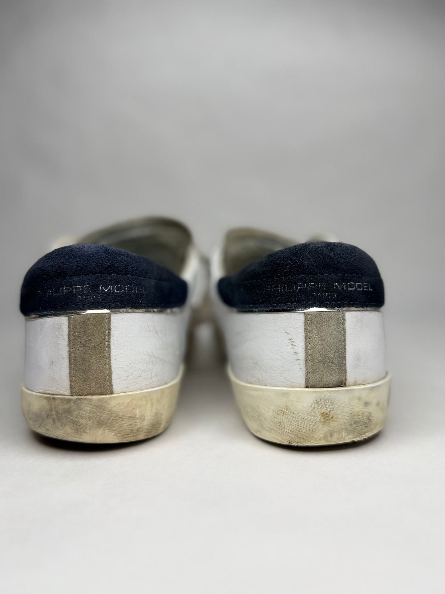 Philippe Model Prsx Low Suede (White Blue)
