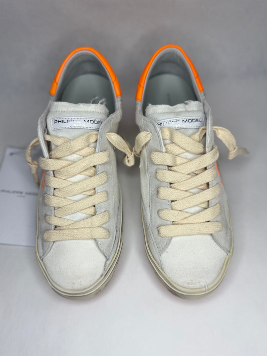 Philippe Model Prsx Low (White Orange)