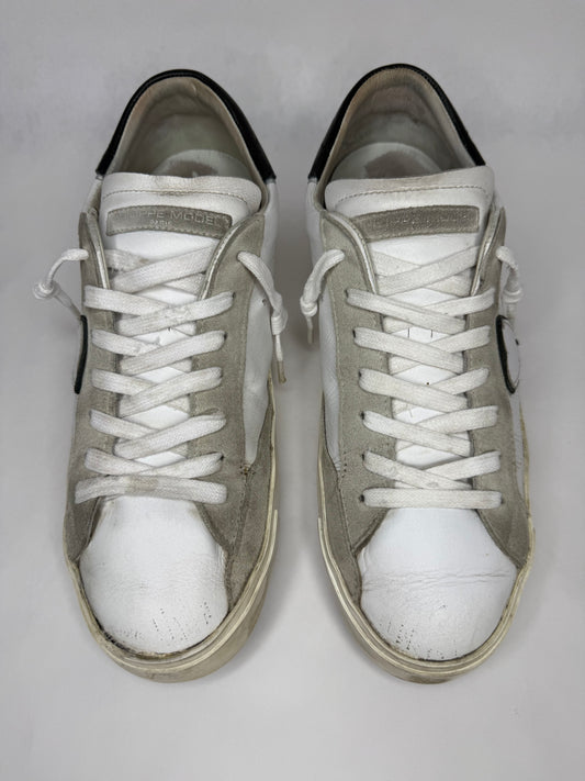 Philippe Model Prsx Low Suede (White Black)