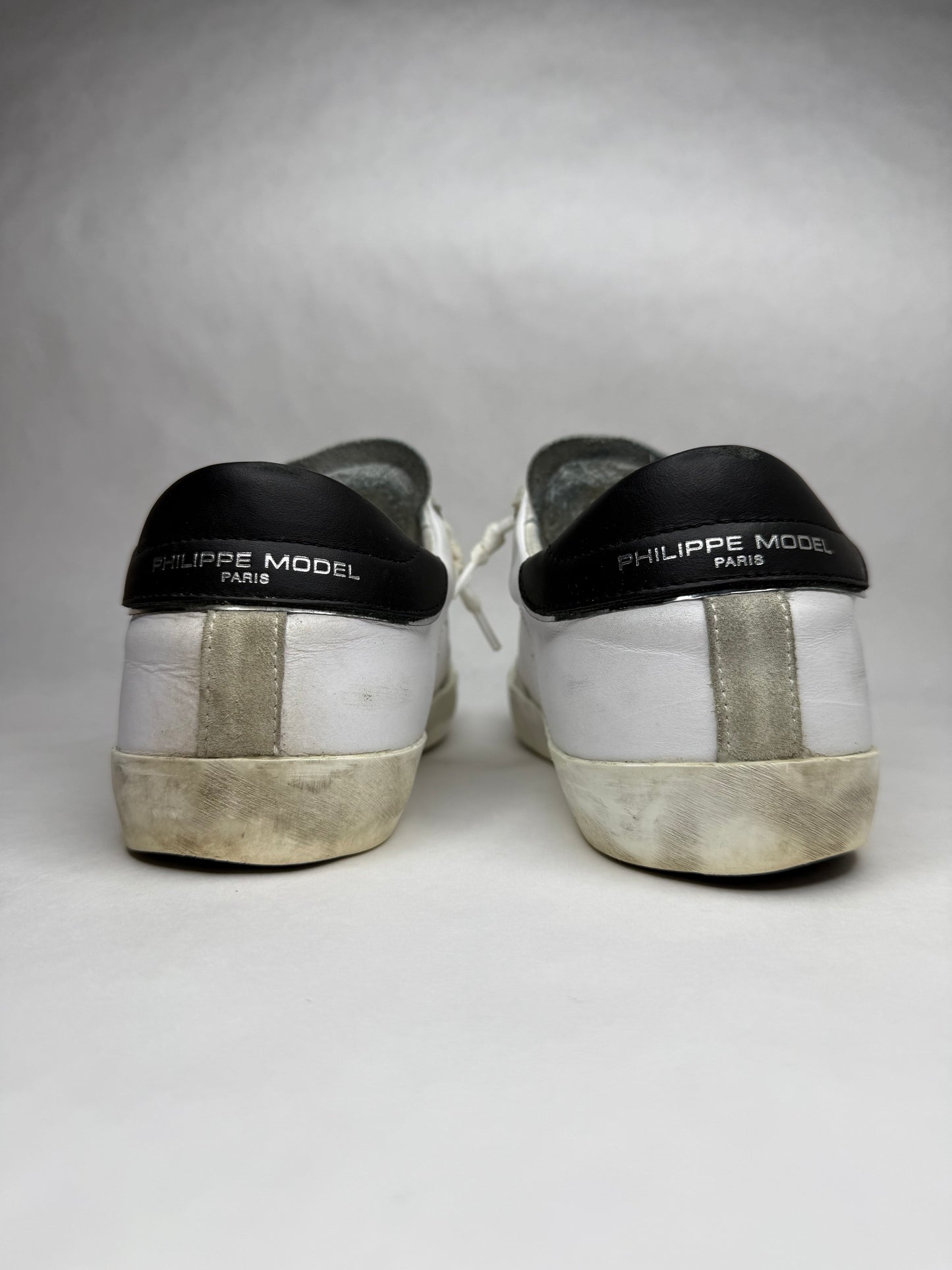Philippe Model Prsx Low Suede (White Black)
