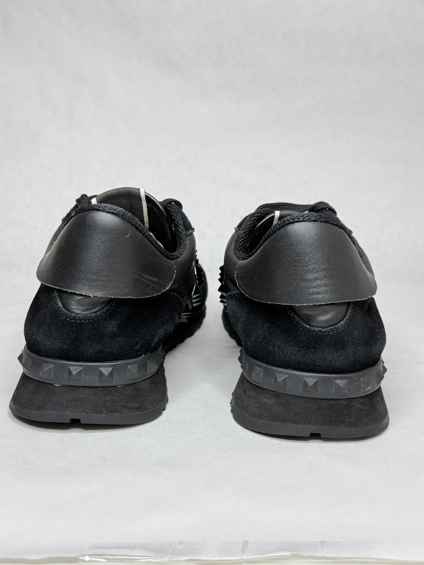 Valentino Rockrunner Sneaker (Black)
