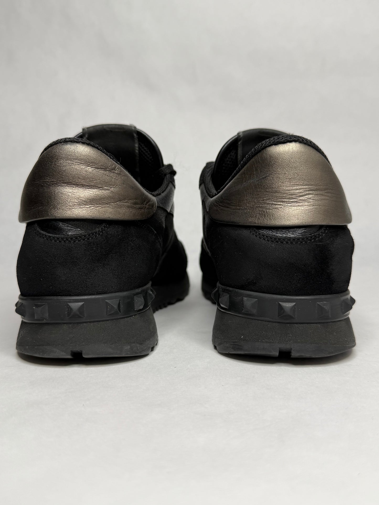 Valentino Camoflage Rockrunner Sneaker (Black)