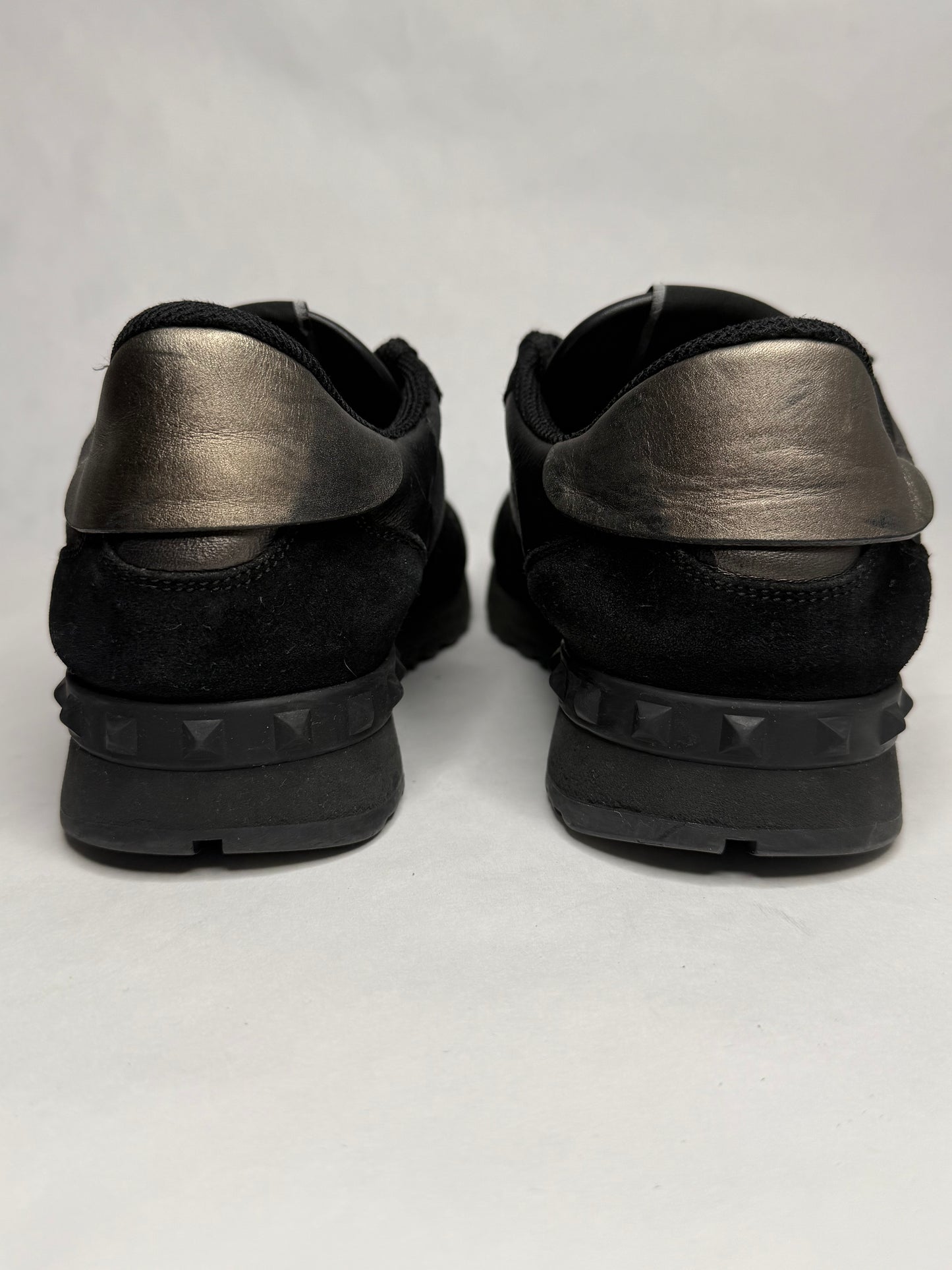Valentino Camoflage Rockrunner Sneaker (Black)