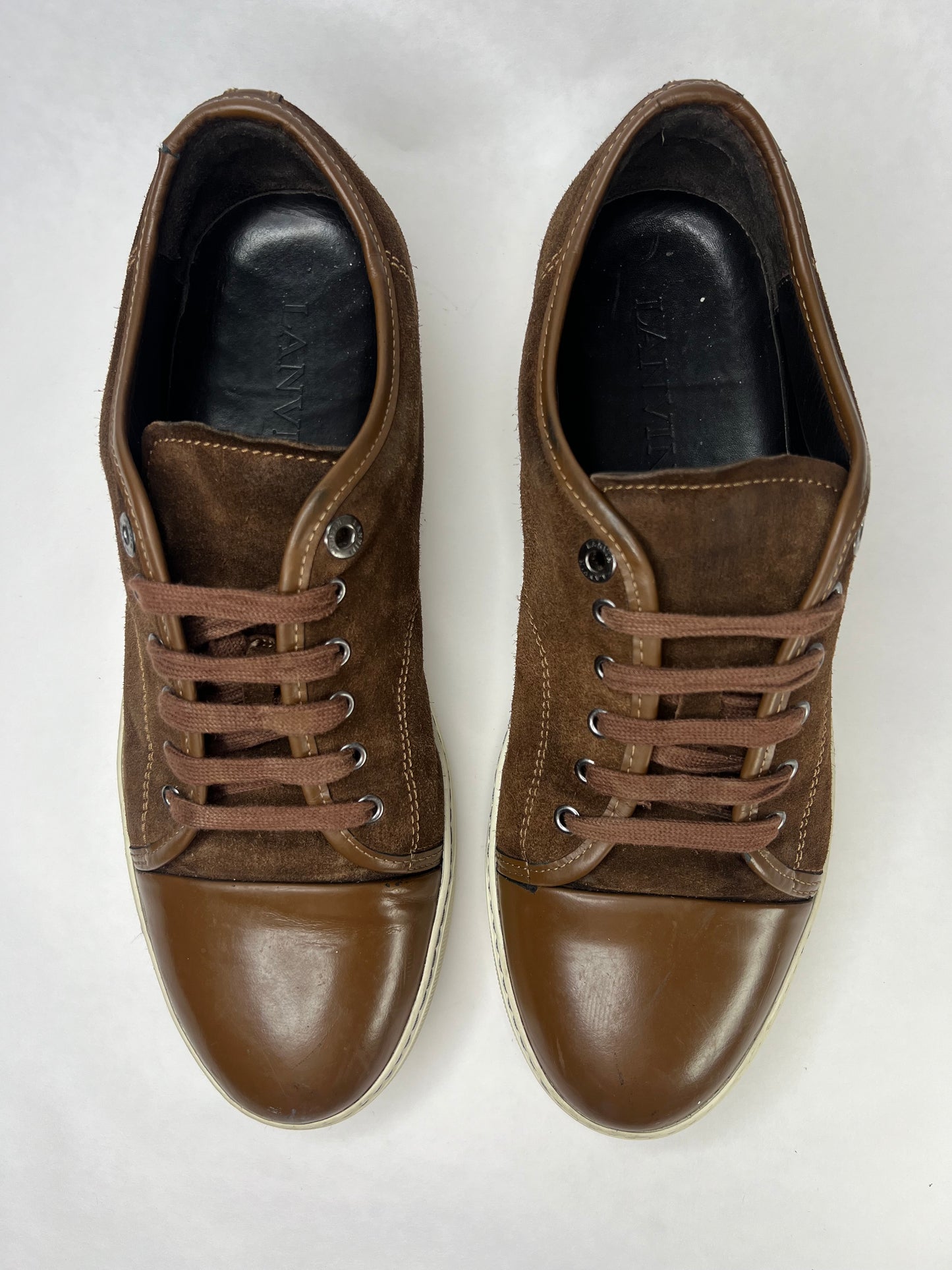Lanvin Nappa Cap Toe (Brown)