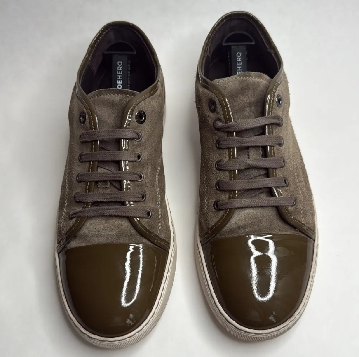 Lanvin Cap Toe Sneaker (Khaki)