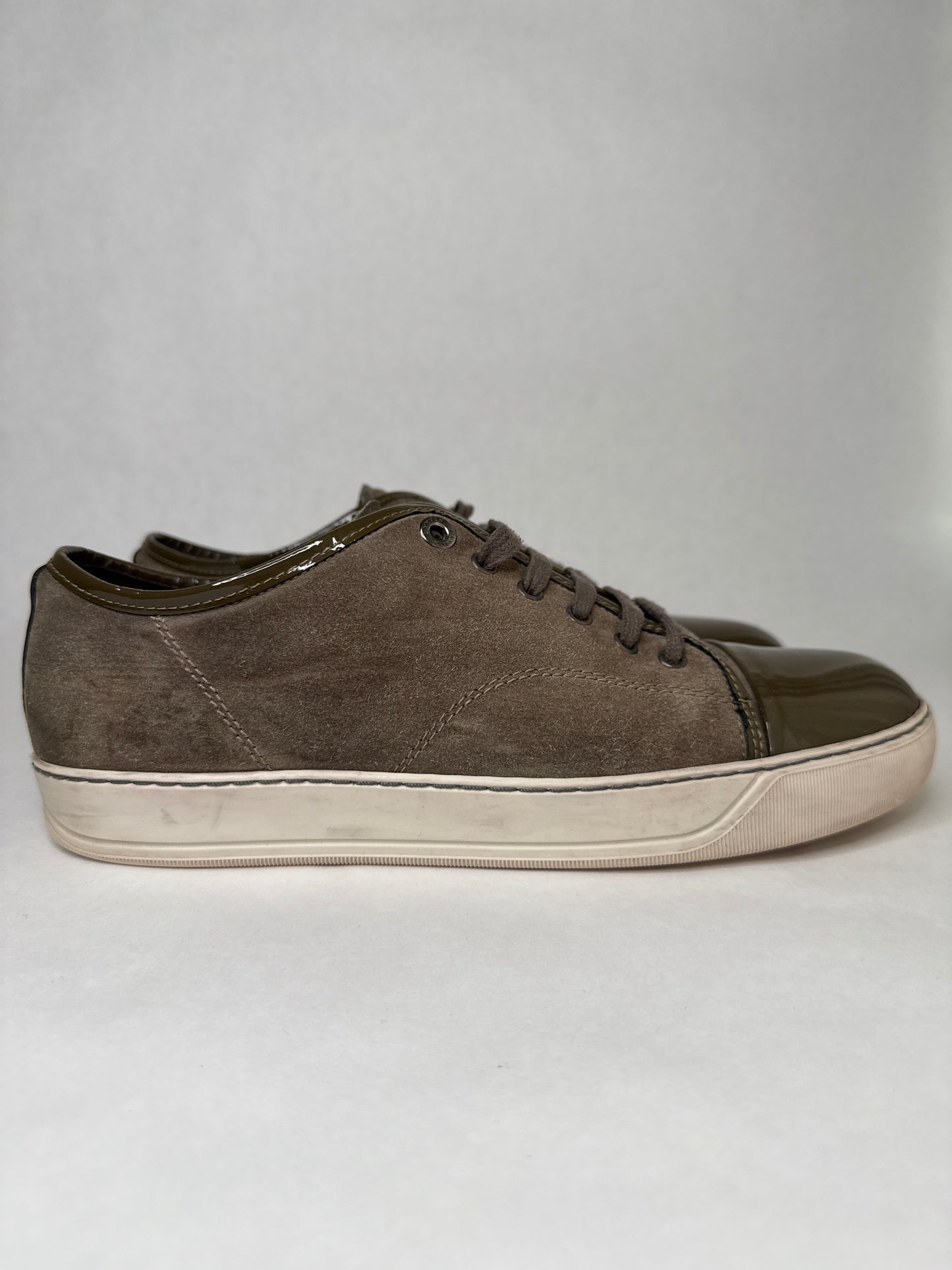 Lanvin Cap Toe Sneaker (Khaki)