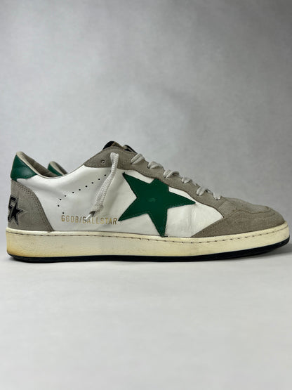 Golden Goose Ballstar (White & Green)
