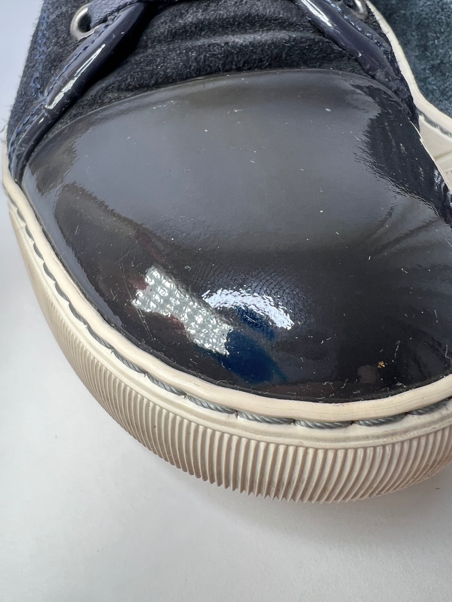 Lanvin Cap Toe Sneaker (Navy)
