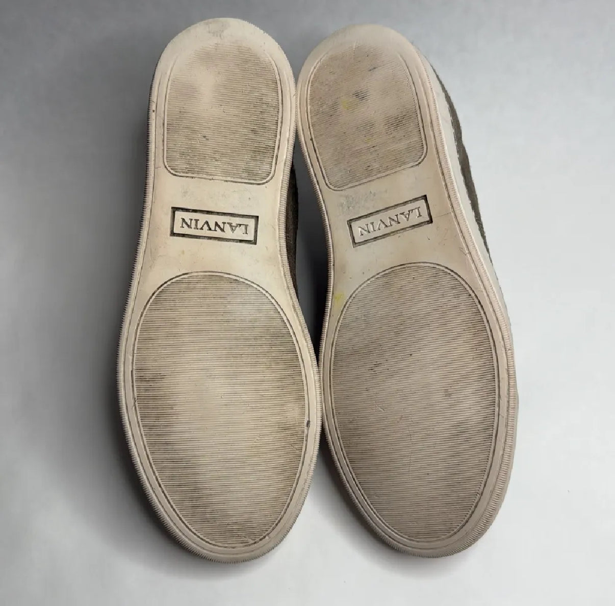 Lanvin Cap Toe Sneaker (Khaki)