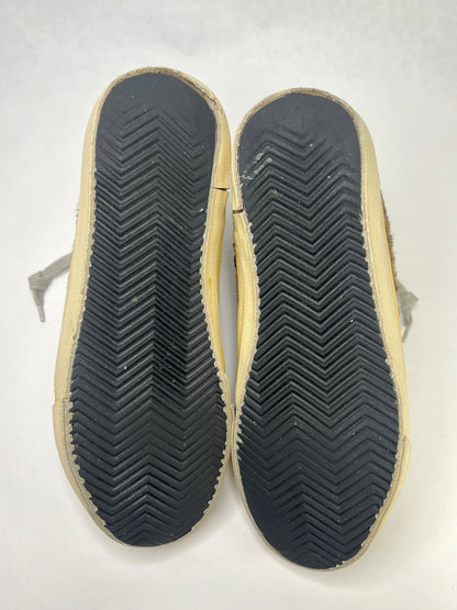 Golden Goose Slide High Top Leopard Sneaker