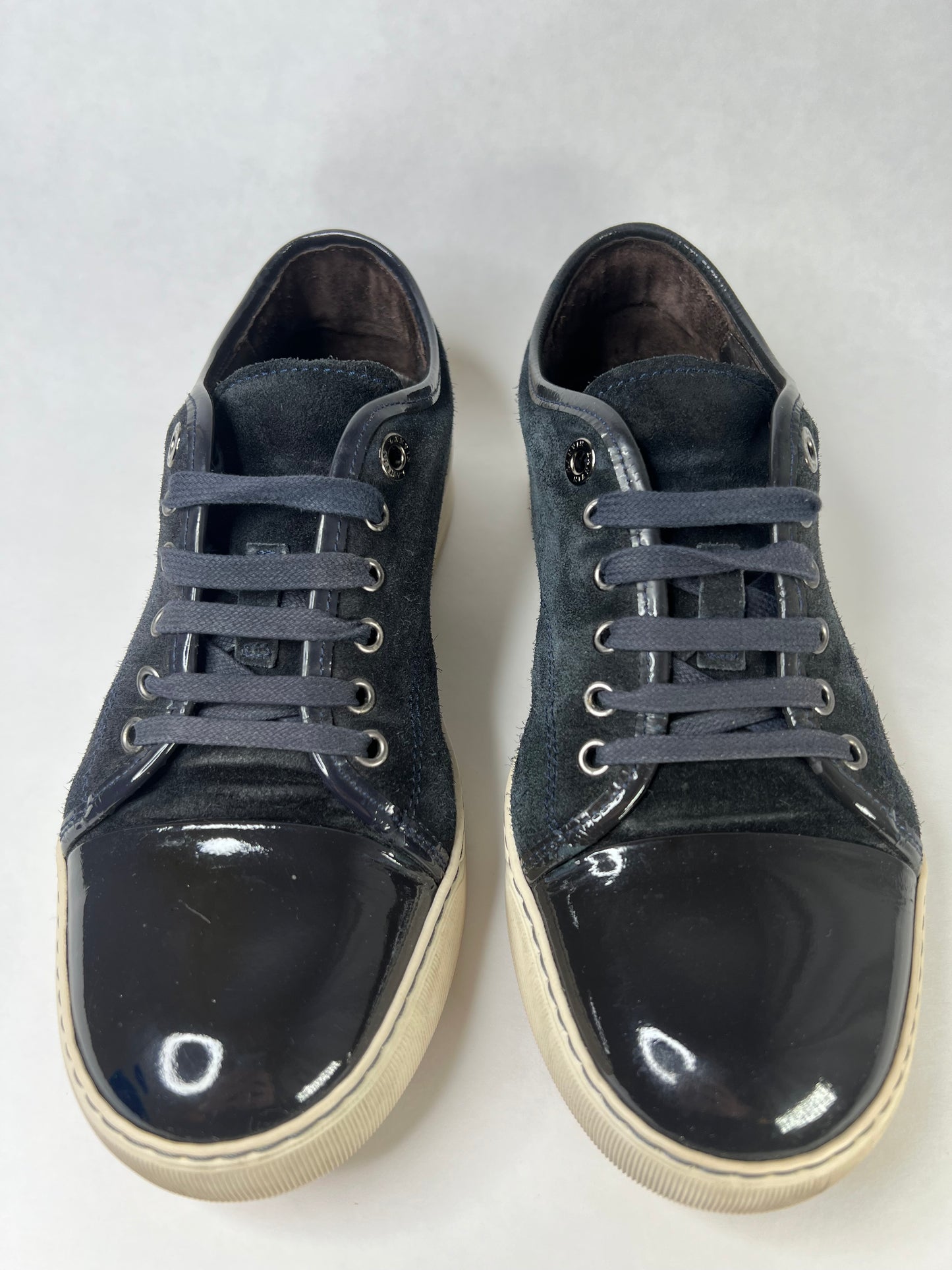 Lanvin Cap Toe Sneaker (Navy)