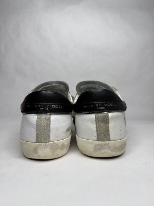 Philippe Model Prsx Low Suede (White Black)