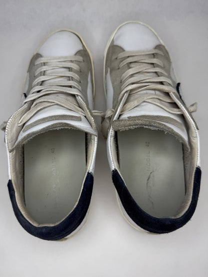 Philippe Model Prsx Low Suede (White Blue)