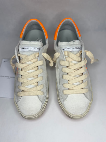 Philippe Model Prsx Low (White Orange)