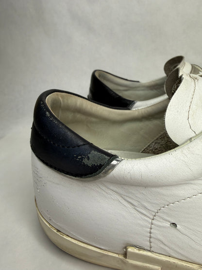 Philippe Model Prsx Low Suede (White Black)