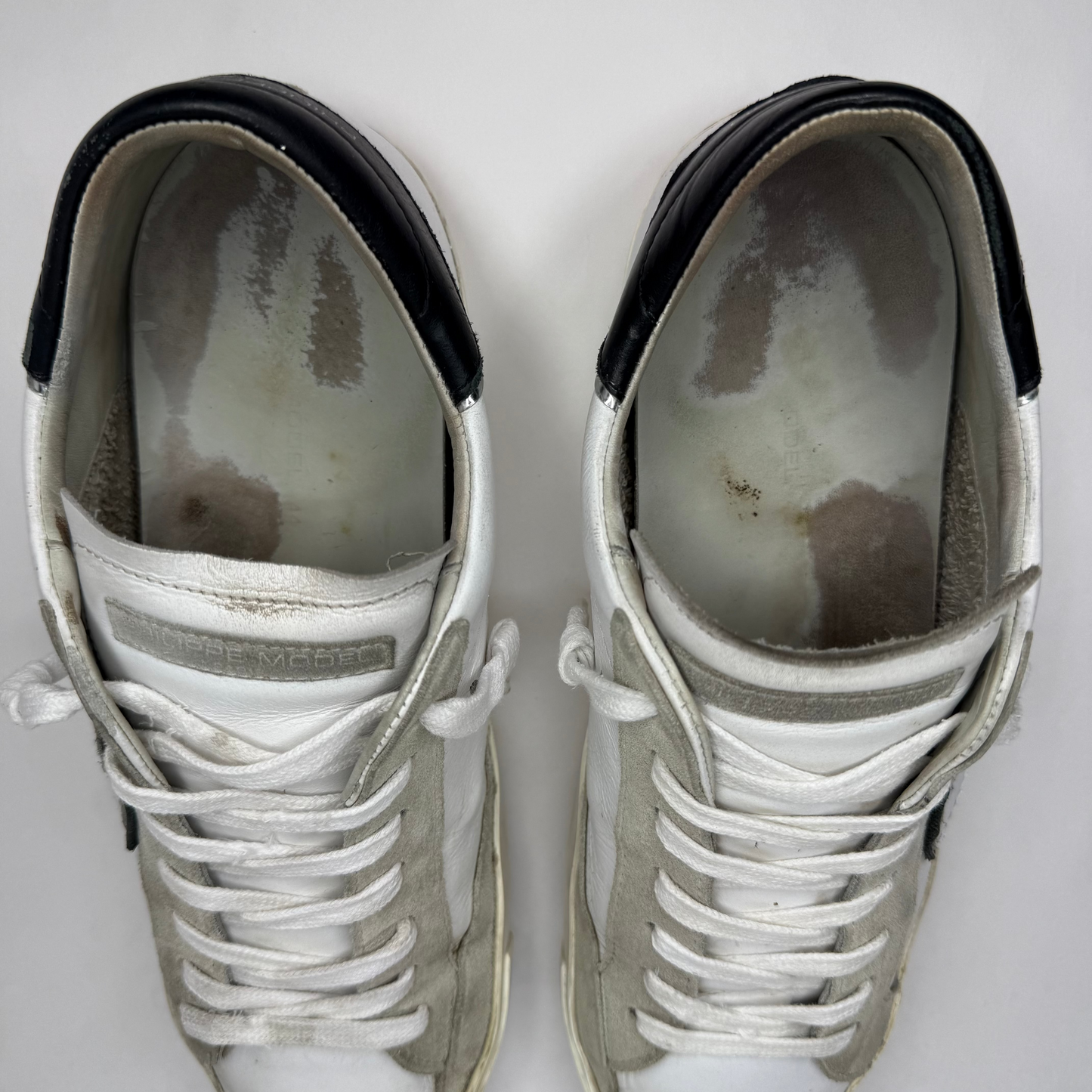 Philippe Model Prsx Low Suede (White Black)