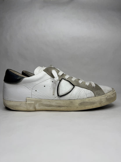Philippe Model Prsx Low Suede (White Black)