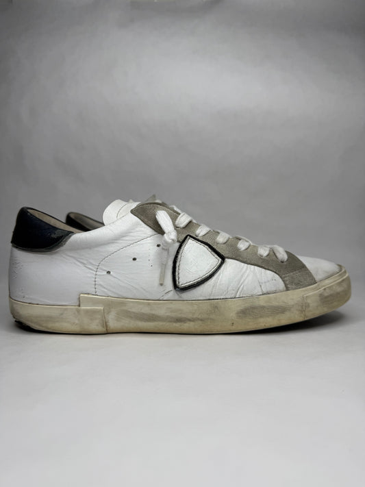 Philippe Model Prsx Low Suede (White Black)