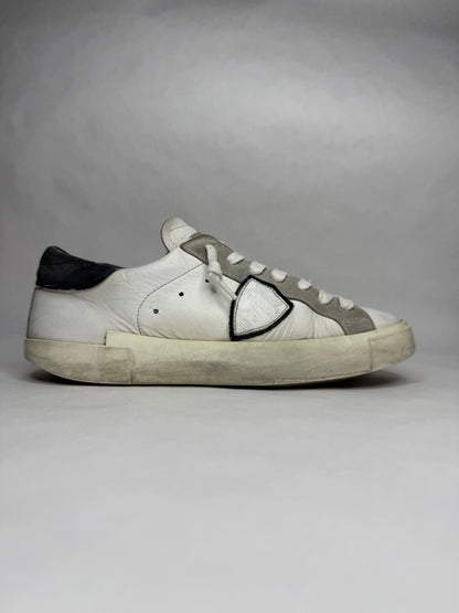 Philippe Model Prsx Low Suede (White Blue)