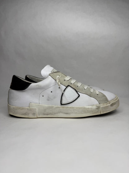 Philippe Model Prsx Low Suede (White Black)