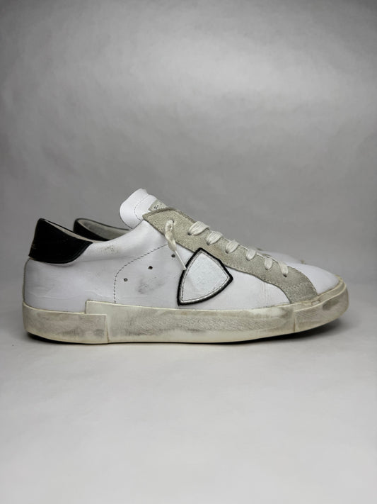 Philippe Model Prsx Low Suede (White Black)