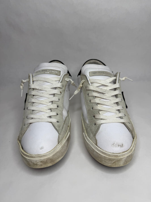 Philippe Model Prsx Low Suede (White Black)