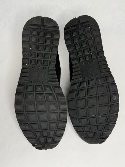 Valentino Camoflage Rockrunner Sneaker (Black)