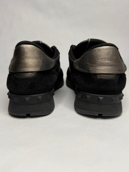 Valentino Camoflage Rockrunner Sneaker (Black)